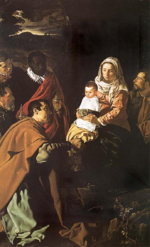 Diego Velazquez The adoracion of the Kings Magicians oil painting image